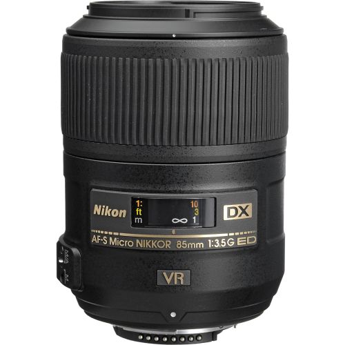  Nikon AF-S DX Micro NIKKOR 85mm f/3.5G ED VR Lens Base Bundle