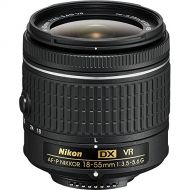 Nikon 18-55mm f/3.5 - 5.6G VR AF-P DX Nikkor Lens - International Version (No Warranty)