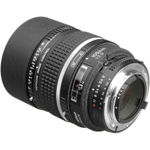  Nikon AF FX DC-NIKKOR 105mm f/2D Telephoto Lens with Auto Focus for Nikon DSLR Cameras