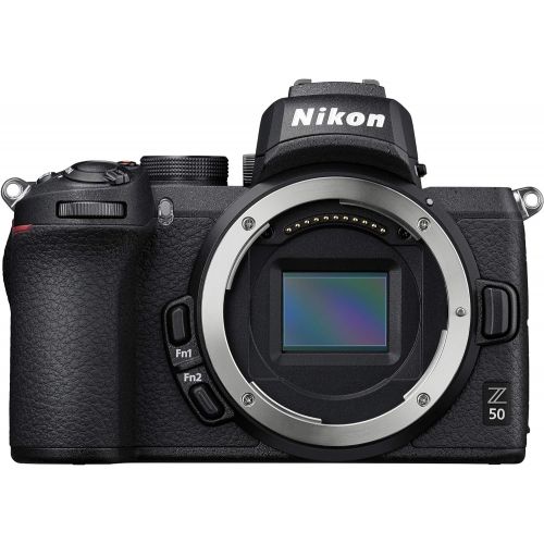  Nikon Z50 Mirrorless Camera Body 4K UHD DX-Format 2 Lens Kit NIKKOR Z DX 16-50mm F/3.5-6.3 VR + Z DX 50-250mm F/4.5-6.3 VR Bundle with Deco Gear Case + Microphone + Monopod + 64GB