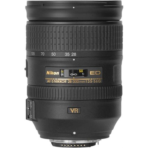  Nikon AF-S FX NIKKOR 28-300mm f/3.5-5.6G ED Vibration Reduction Zoom Lens with Auto Focus for Nikon DSLR Cameras