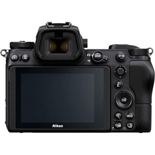  Nikon Z6 FX-Format Mirrorless Digital Camera Body, Complete Bundle with FTZ Mount Adapter, 64GB XQD Card, 2 Extra Battery, Dual Charger and Accessories