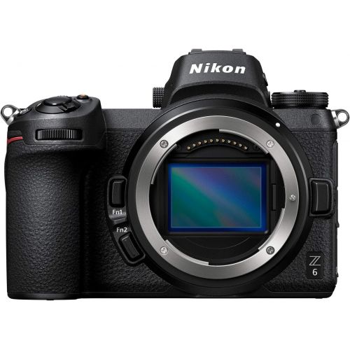  Nikon Z6 Full Frame Mirrorless Camera Body Filmmakers Bundle with 24-70mm F4 Lens Kit + Deco Photo 500mm F8 Telephoto Lens + Vivitar ST-6000 Stabilizer Tripod + Microphone + Backpa
