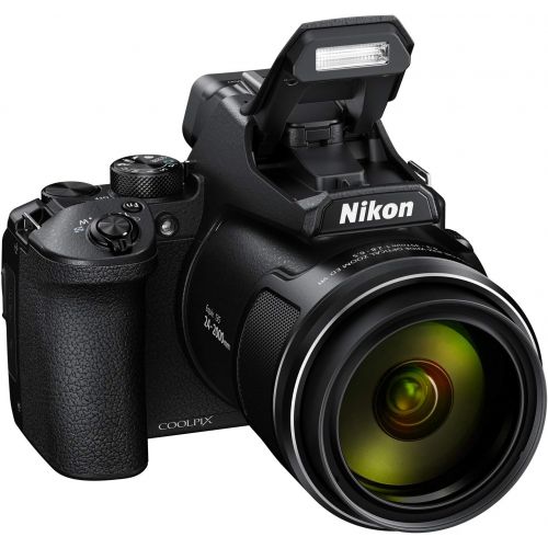  Nikon COOLPIX P950 Compact Digital Camera with 83x Optical Zoom Super Telephoto Lens Bundle Including Deco Gear Gadget Bag Case + Compact Tripod + Photo Video Software Kit and Acce