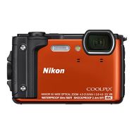 Nikon W300 Waterproof Underwater Digital Camera with TFT LCD, 3, Orange (26524)