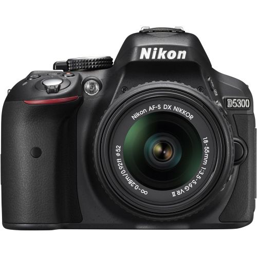  [가격문의]Nikon D5300 24.2 MP CMOS Digital SLR Camera with 18-55mm f/3.5-5.6G ED VR Auto Focus-S DX NIKKOR Zoom Lens (Black)