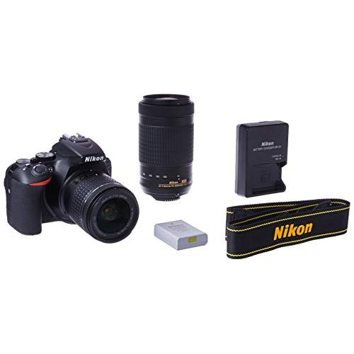  Nikon D5600 DSLR with 18-55mm f/3.5-5.6G VR and 70-300mm f/4.5-6.3G ED