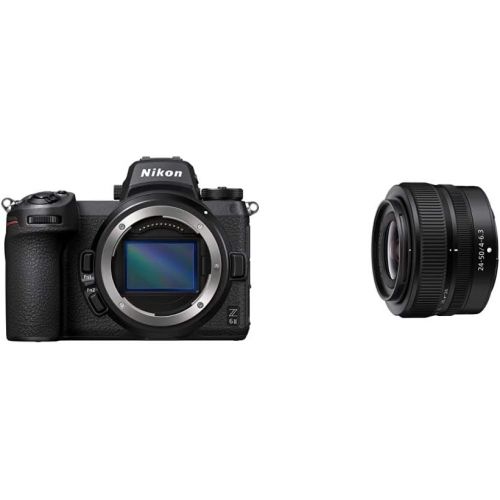  Nikon Z 6II FX-Format Mirrorless Camera Body Black with Nikon NIKKOR Z 24-50mm f/4-6.3 Compact Standard Zoom Lens for Nikon Z Mirrorless Cameras