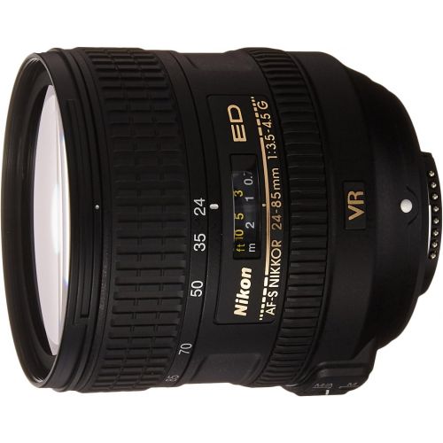  NIKON 24-85mm F/3.5-4.5G ED VR AF-S Nikkor Lens - White Box