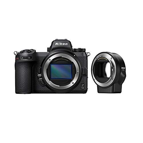  Nikon Z 6II FX-Format Mirrorless Camera Body with Nikon Mount Adapter FTZ (International Model)