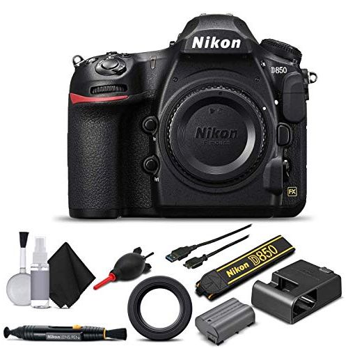  Nikon D850 Digital SLR Camera Body Only Starter Set (International Model)