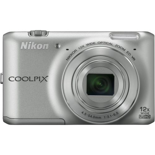  Nikon COOLPIX S6400 16 MP Digital Camera with 12x Optical Zoom and 3-inch LCD (Silver) (OLD MODEL)