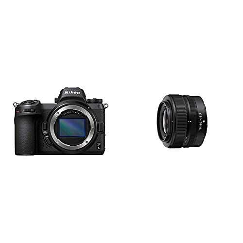  Nikon Z6 Full Frame Mirrorless Camera Body with Nikon NIKKOR Z 24-50mm f/4-6.3 Compact Standard Zoom Lens for Nikon Z Mirrorless Cameras