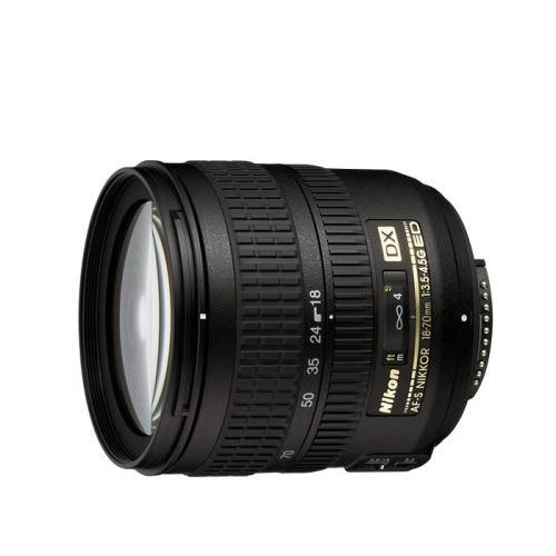  Nikon 18-70mm f/3.5-4.5G ED IF AF-S DX Nikkor Zoom Lens - White Box(Bulk Packaging)