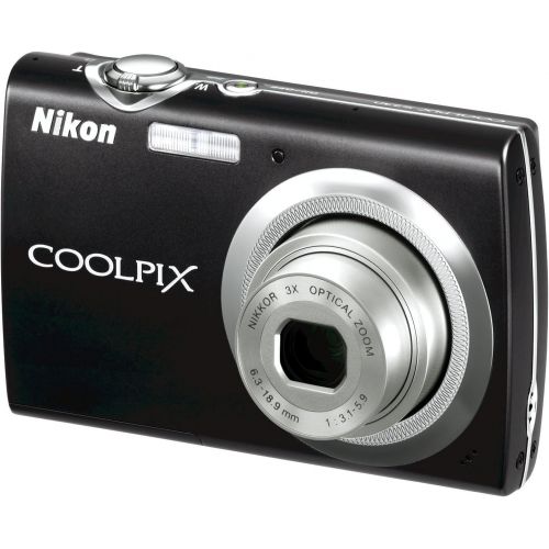  Nikon Coolpix S230 10MP Digital Camera with 3x Optical Zoom and 3 inch Touch Panel LCD (Jet Black)