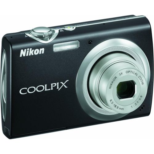  Nikon Coolpix S230 10MP Digital Camera with 3x Optical Zoom and 3 inch Touch Panel LCD (Jet Black)