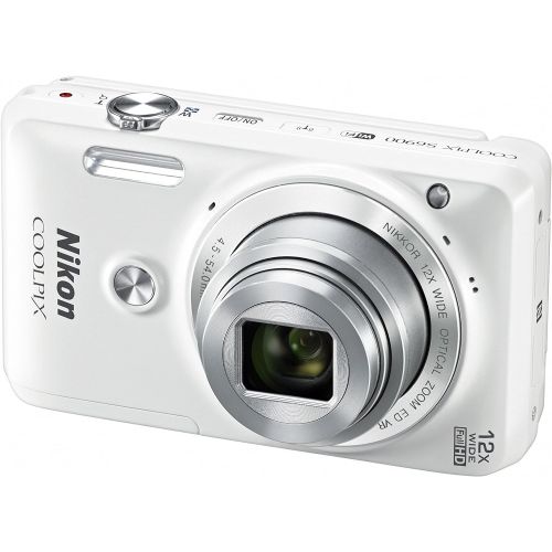  Nikon COOLPIX S6900 16MP Digital Camera with 12x Zoom, Natural White (International Version, No Warranty)