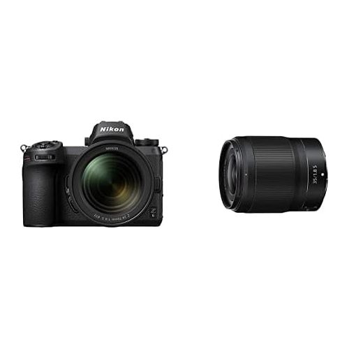  Nikon Z6 FX-Format Mirrorless Camera Body w/NIKKOR Z 24-70mm f/4 S and NIKKOR Z 35mm f/1.8 S