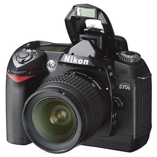  Nikon D70S Digital SLR Camera Kit with 18-70mm and 55-200mm Nikkor Lenses