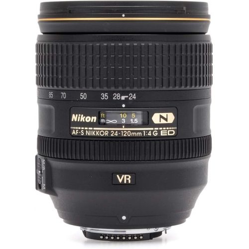  Nikon 2193-IV AF-S fx NIKKOR 24-120mm F/4G ED Vibration Reduction Zoom Lens with Auto Focus for DSLR Cameras International Version (No Warranty)