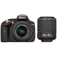 Nikon D5300 24.2 MP CMOS Digital SLR Camera Double Zoom Lens Kit with 18-55mm f/3.5-5.6G ED VR II + 55-200mm f/4.5-5.6G - International Version (No Warranty)