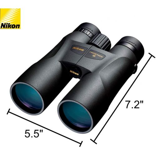  Nikon 7573 PROSTAFF 5 12X50mm Binoculars Bundle with Nikon Lens Pen and Lumintrail Cleaning Cloth