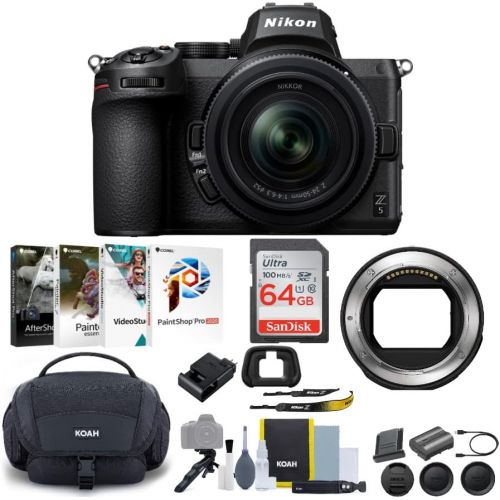  Nikon Z 5 Mirrorless Digital Camera with 24-50mm Lens Bundle (5 Items)