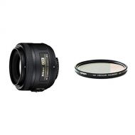 Nikon AF-S DX NIKKOR 35mm f/1.8G Lens with Auto Focus for Nikon DSLR Cameras and Tiffen 52mm Circular Polarizer