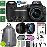 Nikon D3500 DSLR Camera with 18-55mm Lens Bundle 3 (18-55mm VR & Nikon 70-300mm, Extended Bundle 2)