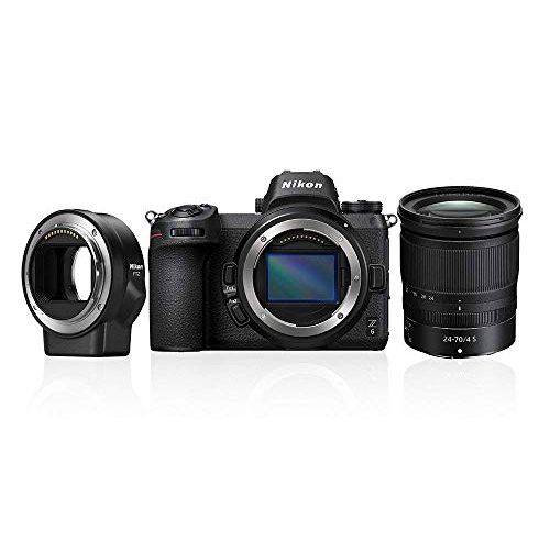  Nikon Z6 + Z 24-70mm + FTZ Mirrorless Camera Kit (24.5 megapixel, Ultra Wide ISO, 12 fps, Eye-Detection AF, 4K Movie) VOA020K003