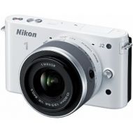 Nikon 1 J2 10.1 MP HD Digital Camera with 10-30mm VR Lens (White)