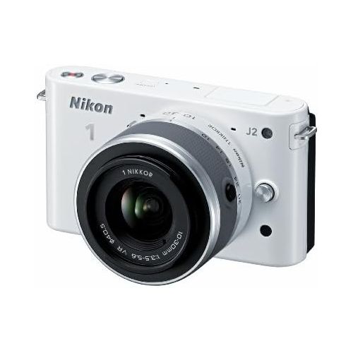  Nikon 1 J2 10.1 MP HD Digital Camera with 10-30mm VR Lens (White)