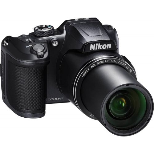  Nikon COOLPIX B500 Digital Camera (Black) (26506) Starter Bundle