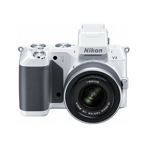  Nikon 1 V2 14.2 MP HD Digital Camera Body Only (White)
