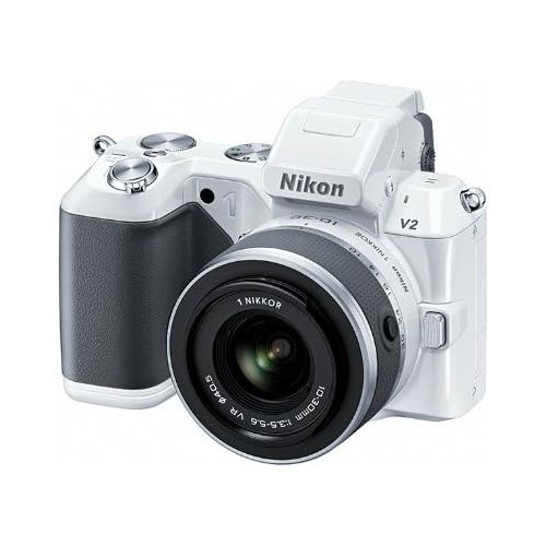  Nikon 1 V2 14.2 MP HD Digital Camera Body Only (White)