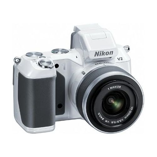  Nikon 1 V2 14.2 MP HD Digital Camera Body Only (White)