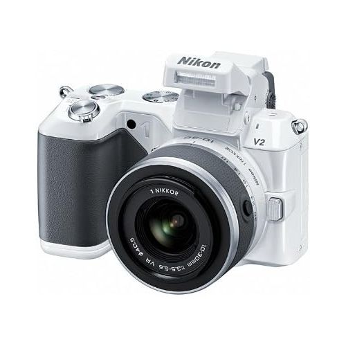  Nikon 1 V2 14.2 MP HD Digital Camera Body Only (White)