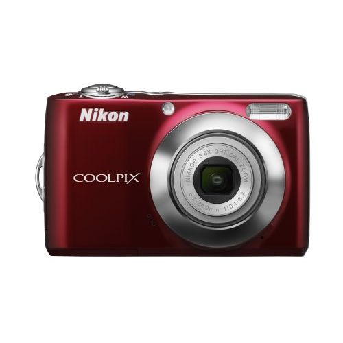  Nikon Coolpix L22 12.0MP Digital Camera with 3.6x Optical Zoom and 3.0-Inch LCD (Red-primary)