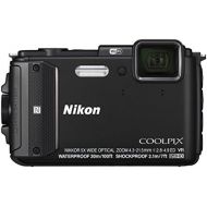 Nikon COOLPIX AW130 Waterproof Digital Camera with Built-In Wi-Fi (Black)