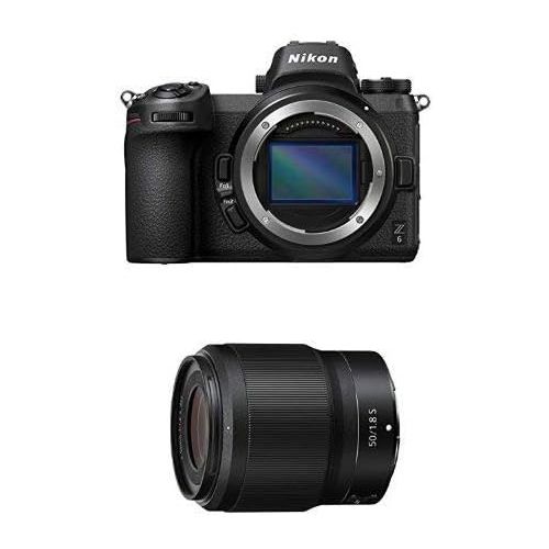  Nikon Z6 FX-Format Mirrorless Camera Body with NIKKOR Z 50mm f/1.8 S