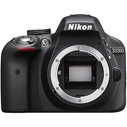  Nikon D3300 Digital SLR Camera Body (Black) - International Version (No Warranty)