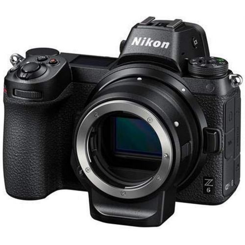  Nikon Z6 FX-Format Mirrorless Camera Body with Mount Adapter FTZ