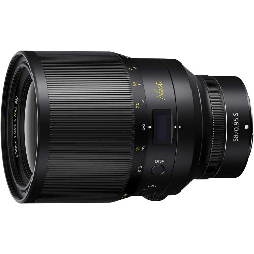  Nikon NIKKOR Z 58mm f/0.95 S Noct Ultra-Shallow Depth of Field Prime Lens for Nikon Z Mirrorless Cameras