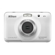 Nikon COOLPIX S30 10.1 MP Digital Camera with 3x Zoom Nikkor Glass Lens and 2.7-inch LCD (White)