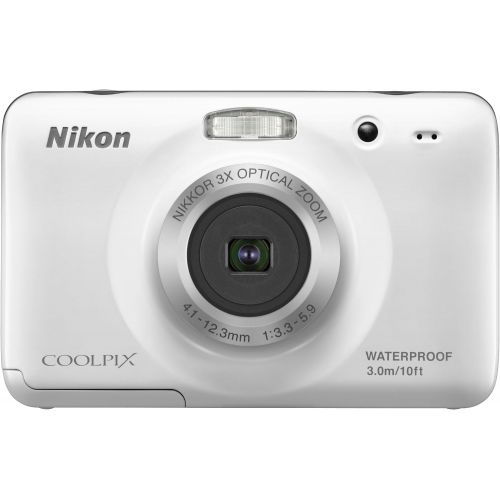  Nikon COOLPIX S30 10.1 MP Digital Camera with 3x Zoom Nikkor Glass Lens and 2.7-inch LCD (White)