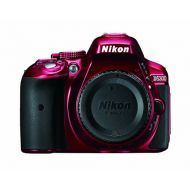 Nikon D5300 24.2 MP CMOS Digital SLR Camera with Built-in Wi-Fi and GPS Body Only (Red)