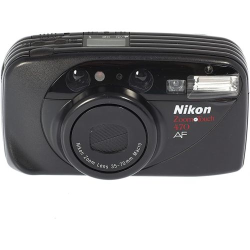  Nikon Zoom Touch 470 AF 35mm film Camera Nikon Zoom Lens 35-70mm Macro