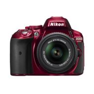 Nikon D5300 24.2 MP CMOS Digital SLR Camera with 18-55mm f/3.5-5.6G ED VR II Auto Focus-S DX NIKKOR Zoom Lens (Red)