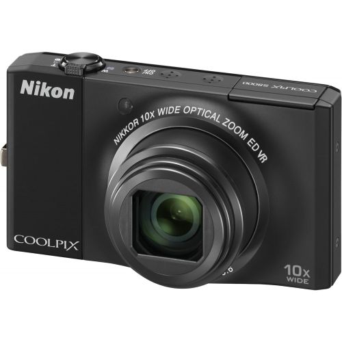  Nikon Coolpix S8000 14.2MP Digital Camera with 10x Optical Vibration Reduction (VR) Zoom and 3.0-Inch LCD (Black)