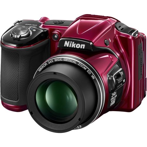  Nikon COOLPIX L830 16 MP CMOS Digital Camera with 34x Zoom NIKKOR Lens and Full 1080p HD Video